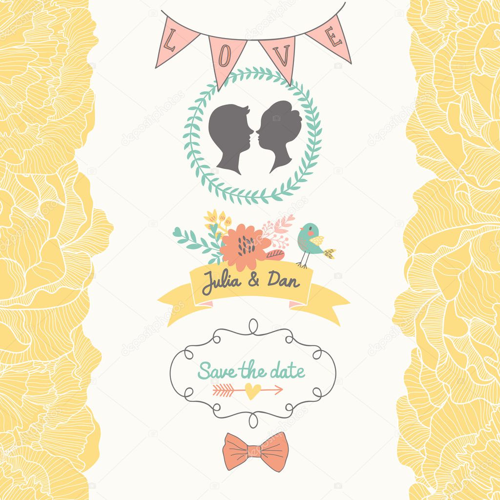 Gentle Save the Date card