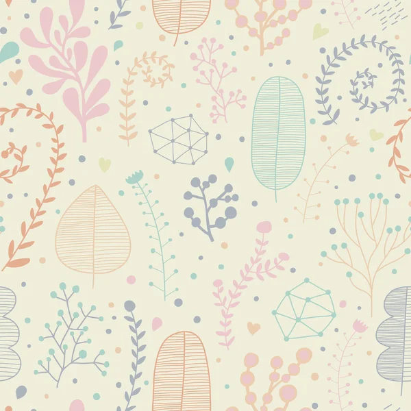 밝은 핑크 컬러로 세련 된 꽃 원활한 패턴. — 스톡 벡터