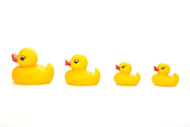 Sarı plastik ördek