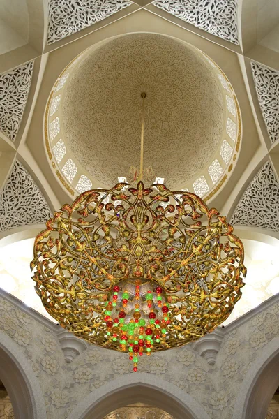 Abu Dhabi grande mesquita — Fotografia de Stock