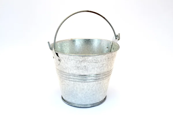 Steel bucket — Stock Photo, Image