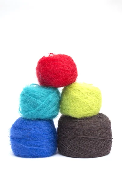 Coloured wools — Stock Photo, Image