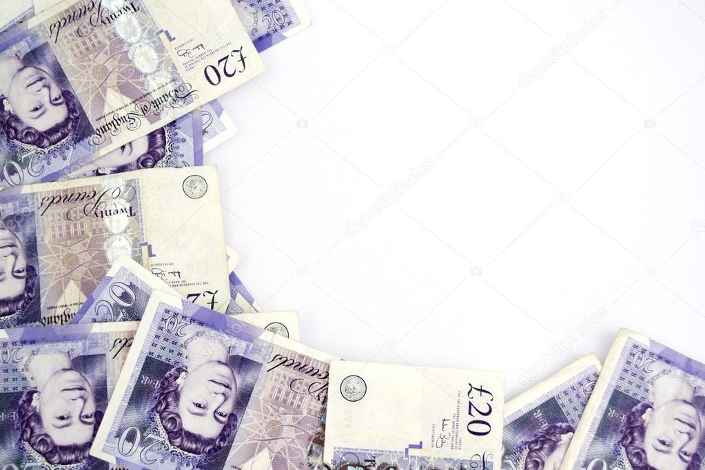 Twenty pound notes
