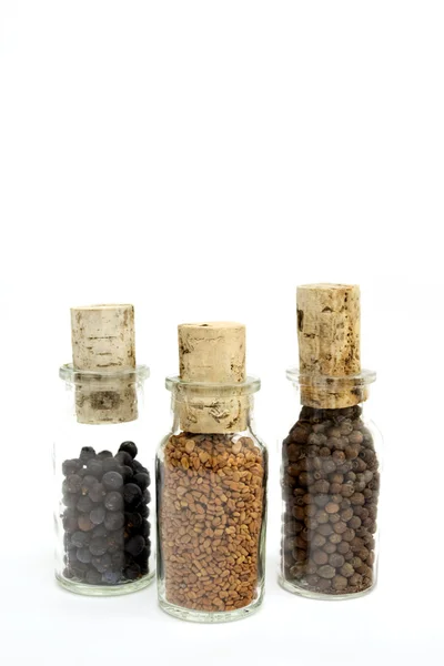 Jars of spices — Stock Photo, Image