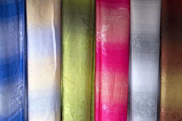 Tajskie tkaniny — Zdjęcie stockowe