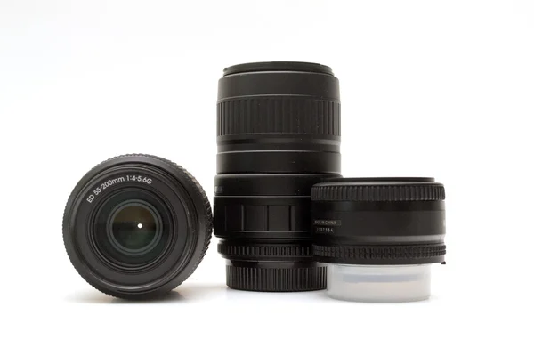 SLR camera lenses — Stock Photo, Image