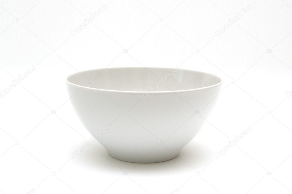 Bowl on a white background