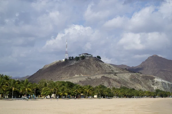 Solig strand scen — Stockfoto