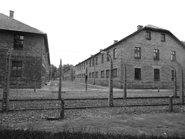 Auschwitz toplama kampı, Polonya — Stok fotoğraf