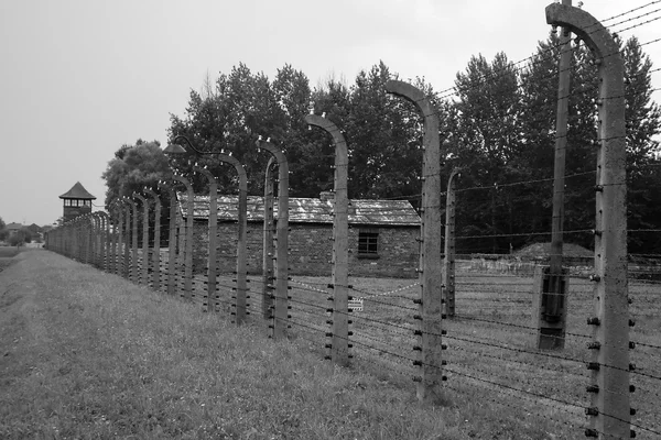 Campo di concentramento di Auschwitz, Polonia — Foto Stock