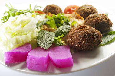 Falafel mit salat