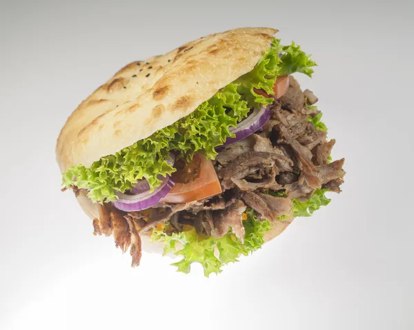 Döner Kebab mi Salat Jogdíjmentes Stock Képek