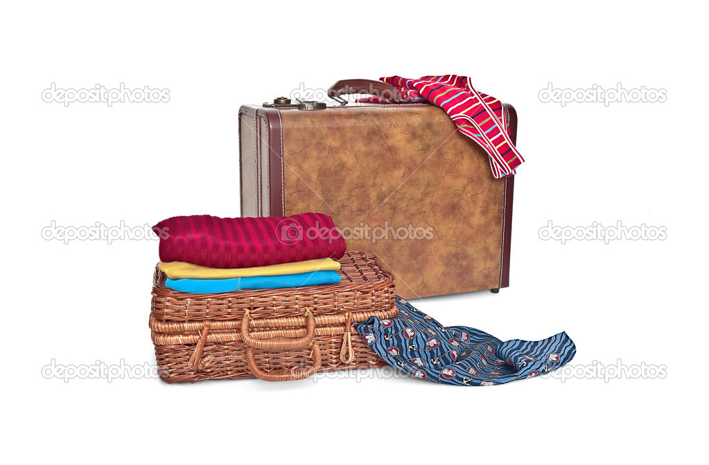 Suitcase and trunk