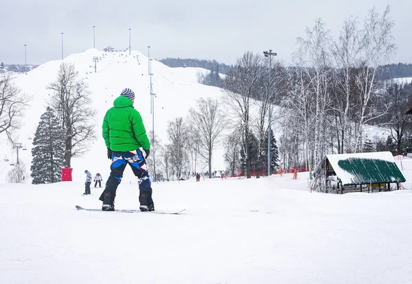 Moscow Russia January 2015 Ski Club Leonid Tyagachev Oldest Ski — 스톡 사진