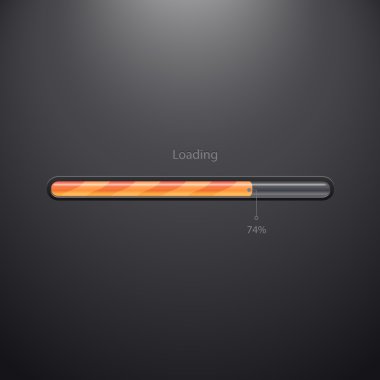 vektör ilerleme yükleme çubuğu