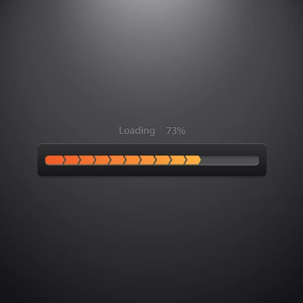 Vektör ilerleme yükleme çubuğu — Stok Vektör