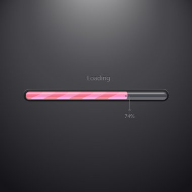 vektör ilerleme yükleme çubuğu