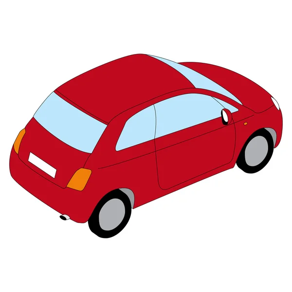 Coche italiano — Vector de stock