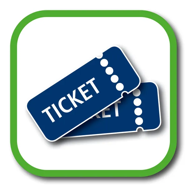 Ticketpictogram — Stockvector