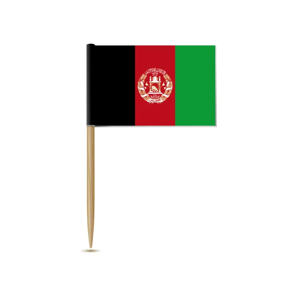 Bandiera Afghanistan — Vettoriale Stock