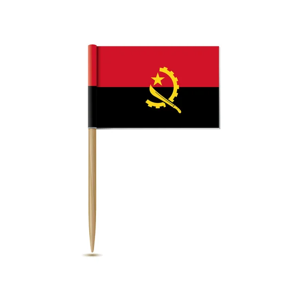 Angola-Flagge — Stockvektor