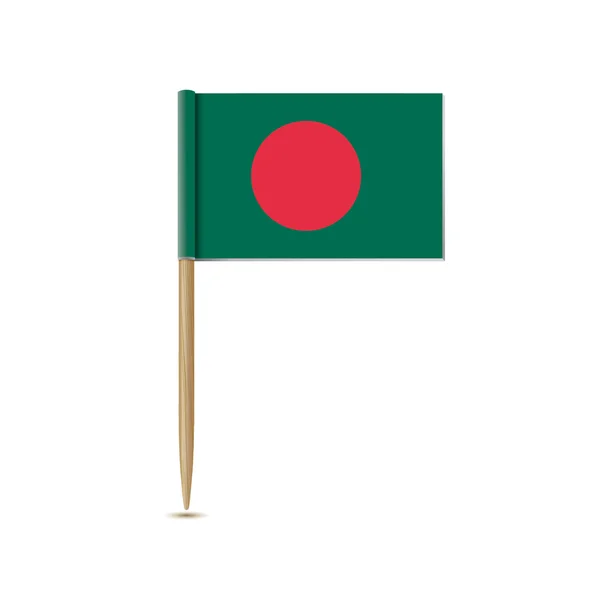 Bangladesch-Flagge — Stockvektor