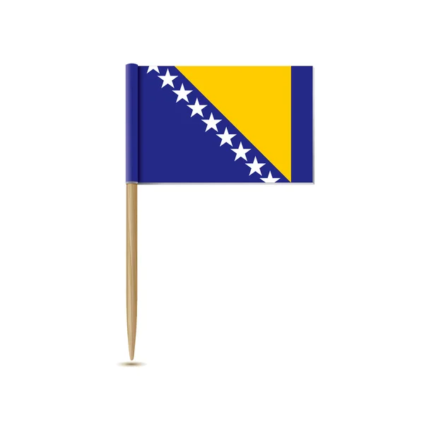Vlajka Bosny — Stockový vektor