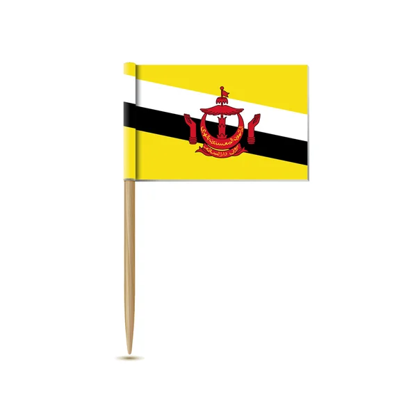 Bandeira de Brunei — Vetor de Stock