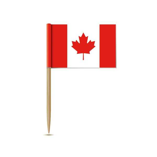 Canada-flagget – stockvektor