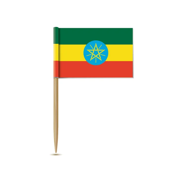 Etiopía Bandera — Vector de stock