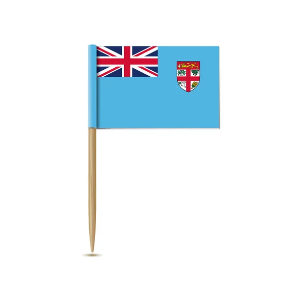 Fijiflagg – stockvektor