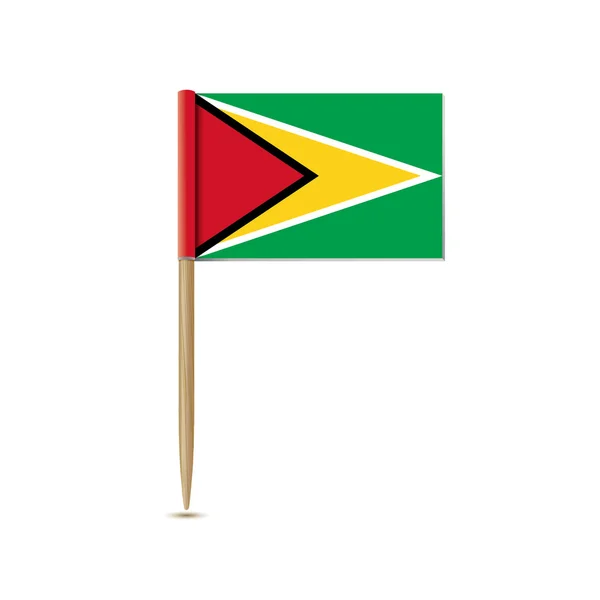 Bandeira da Guiana — Vetor de Stock