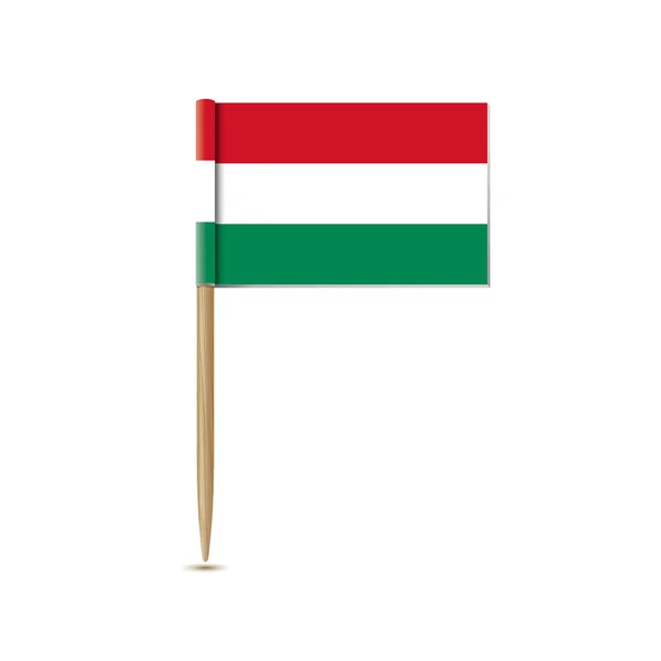 Ungarische Flagge — Stockvektor