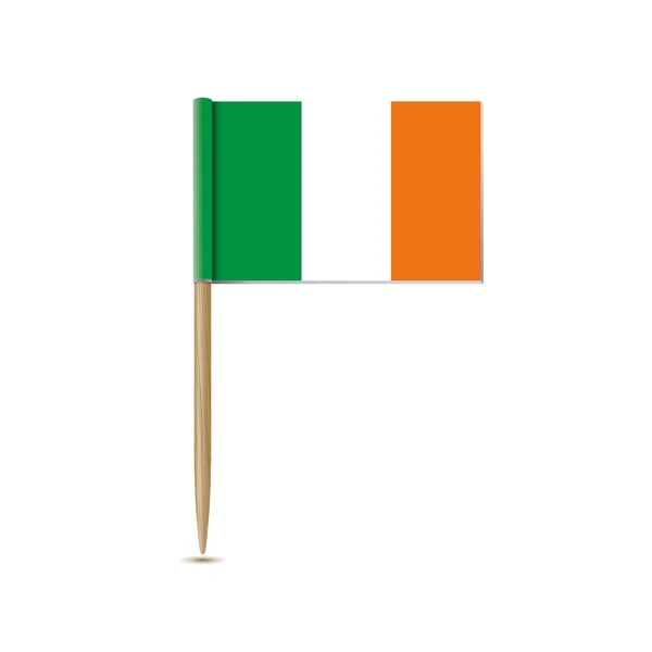Vlag van Ierland — Stockvector