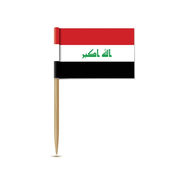 Bandera de Irak — Vector de stock