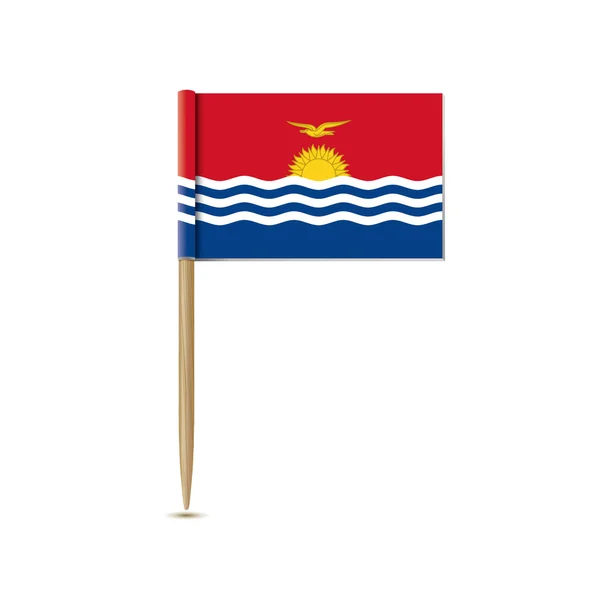 Kiribati-Flagge — Stockvektor