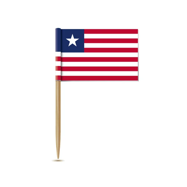 Libéria Drapeau — Image vectorielle