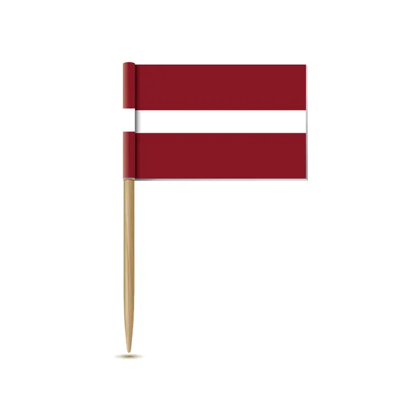 Lettland-Flagge — Stockvektor