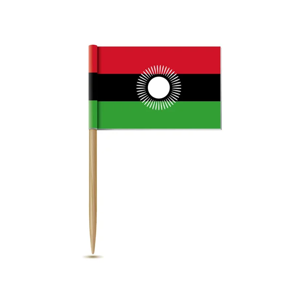 Bandera de Malawi — Vector de stock