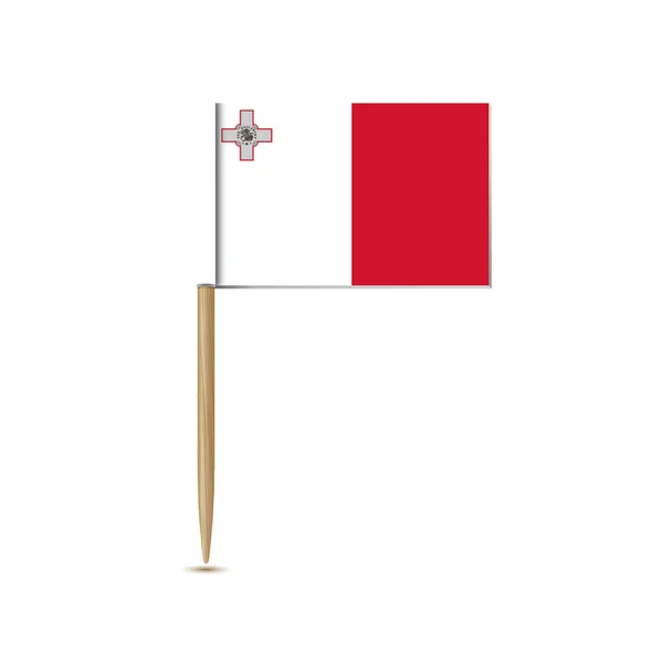 Bandeira de Malta — Vetor de Stock