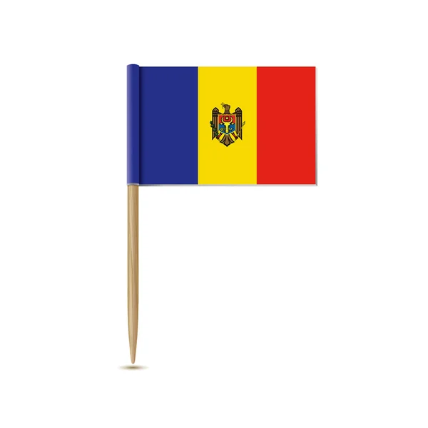 Moldawische Flagge — Stockvektor