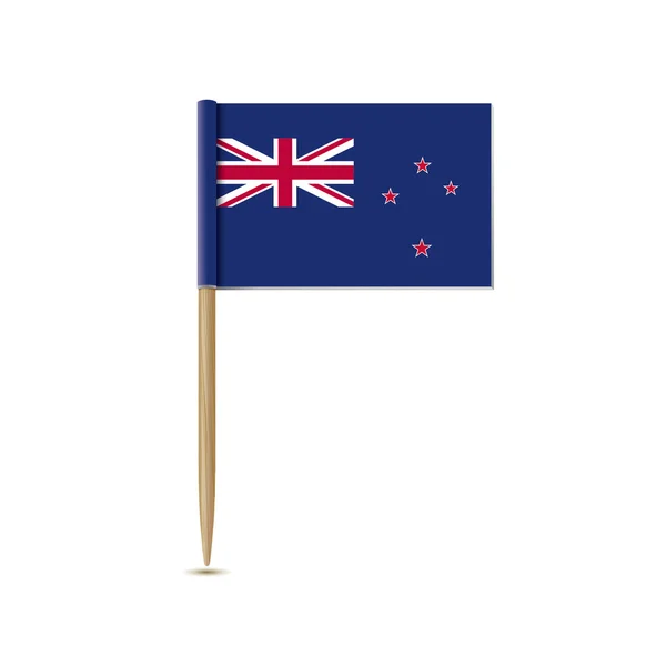 Nuova bandiera della Zelanda — Vettoriale Stock