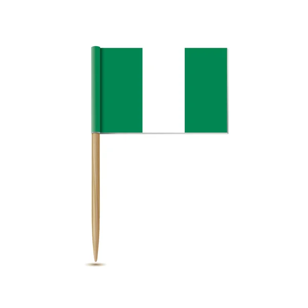 Bandera de Nigeria — Vector de stock