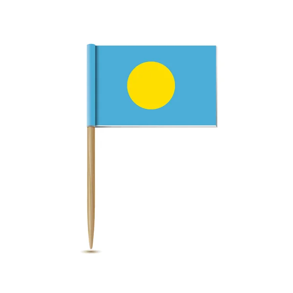 帕劳国旗 — 图库矢量图片
