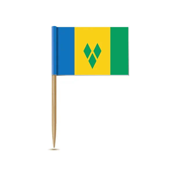 Bandera San Vicente y las Granadinas — Vector de stock