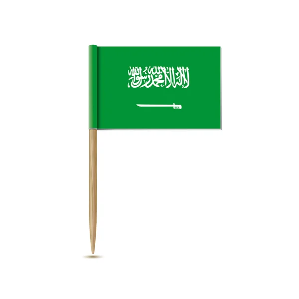 Bandiera saudita arabia — Vettoriale Stock
