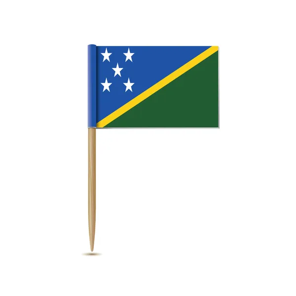 Bandeira da ilha Salomão — Vetor de Stock