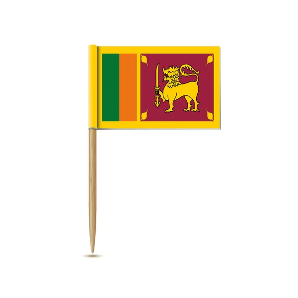 Flaga Sri lanka — Wektor stockowy