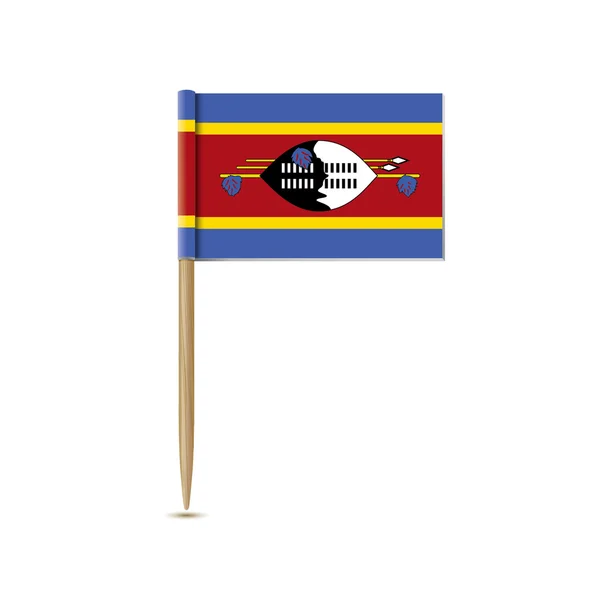 Bandera de Suazilandia — Vector de stock