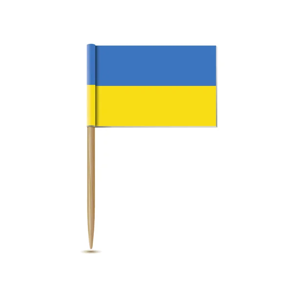 Ukrainische Flagge — Stockvektor